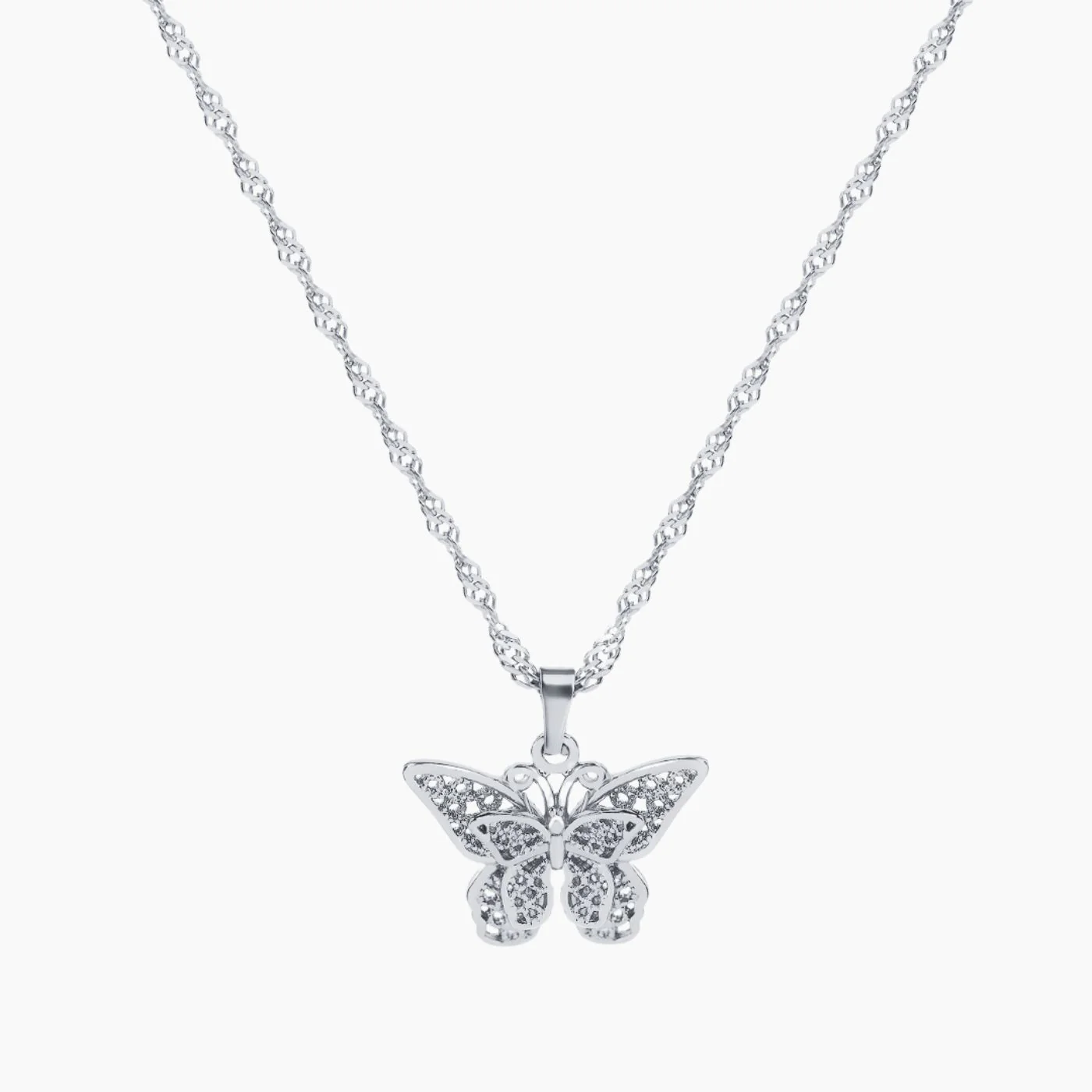 Butterfly Pendant Necklace - Image 7