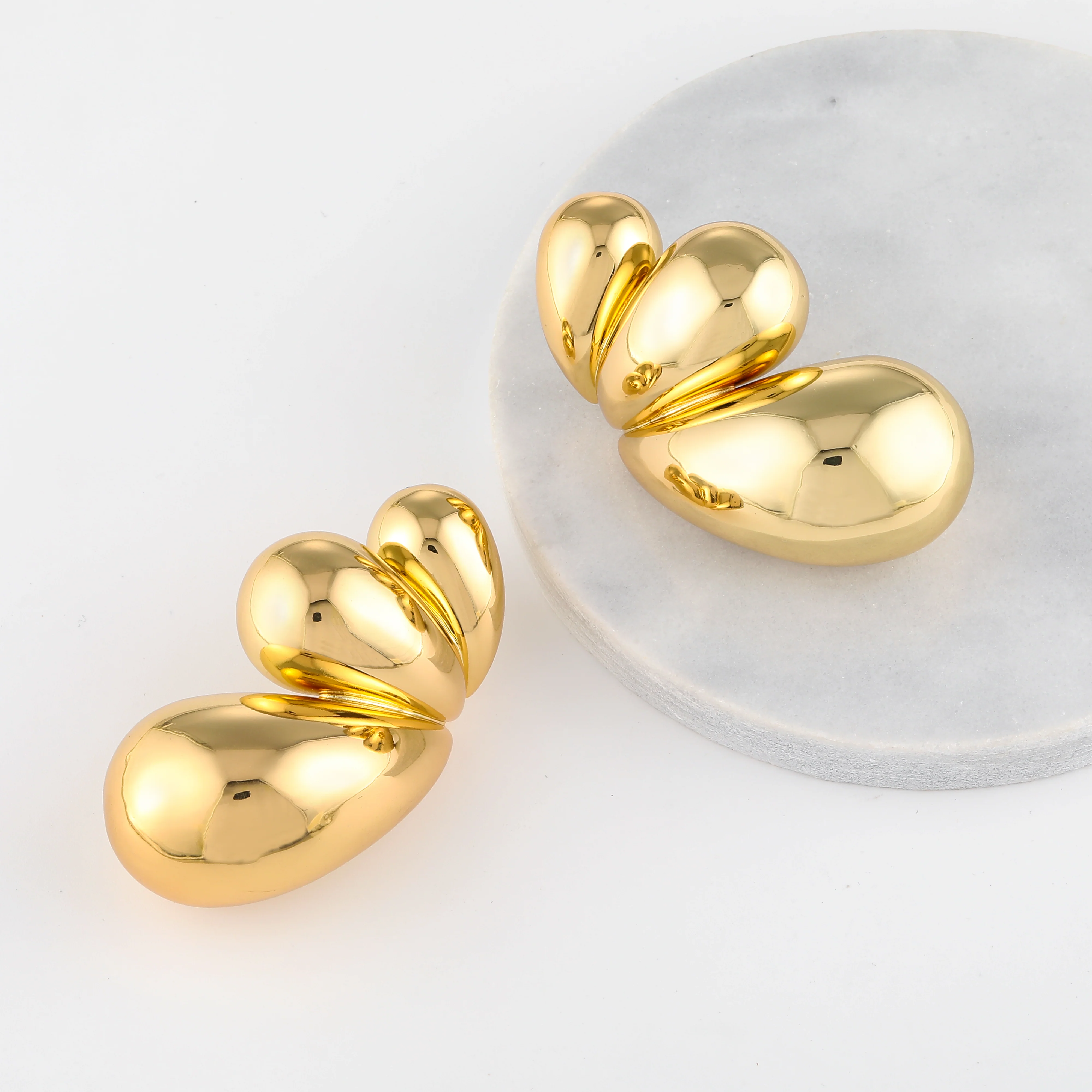 Butterfly Wing Drop Earrings - Image 7