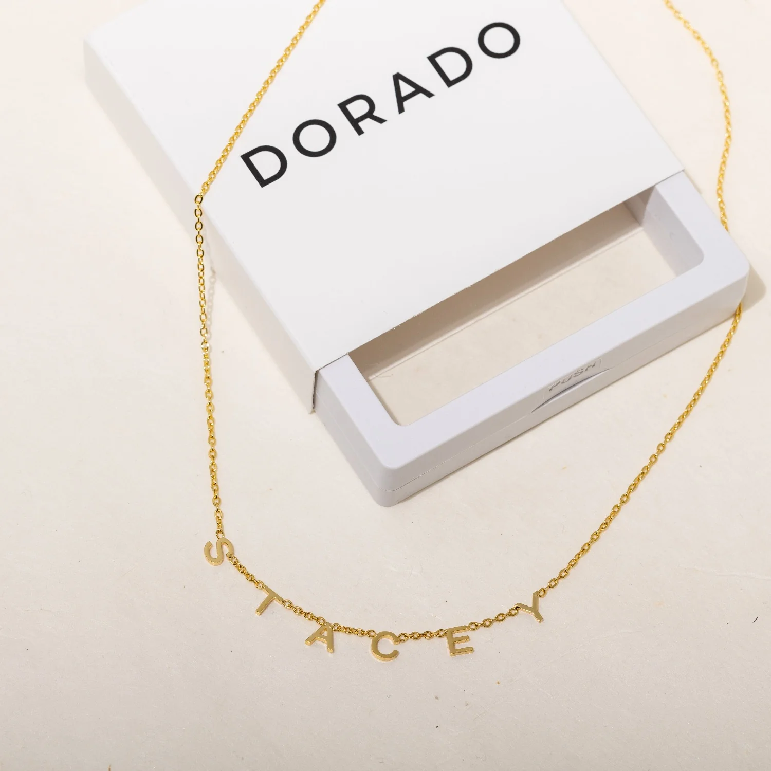 Custom Letter Necklace - Image 3