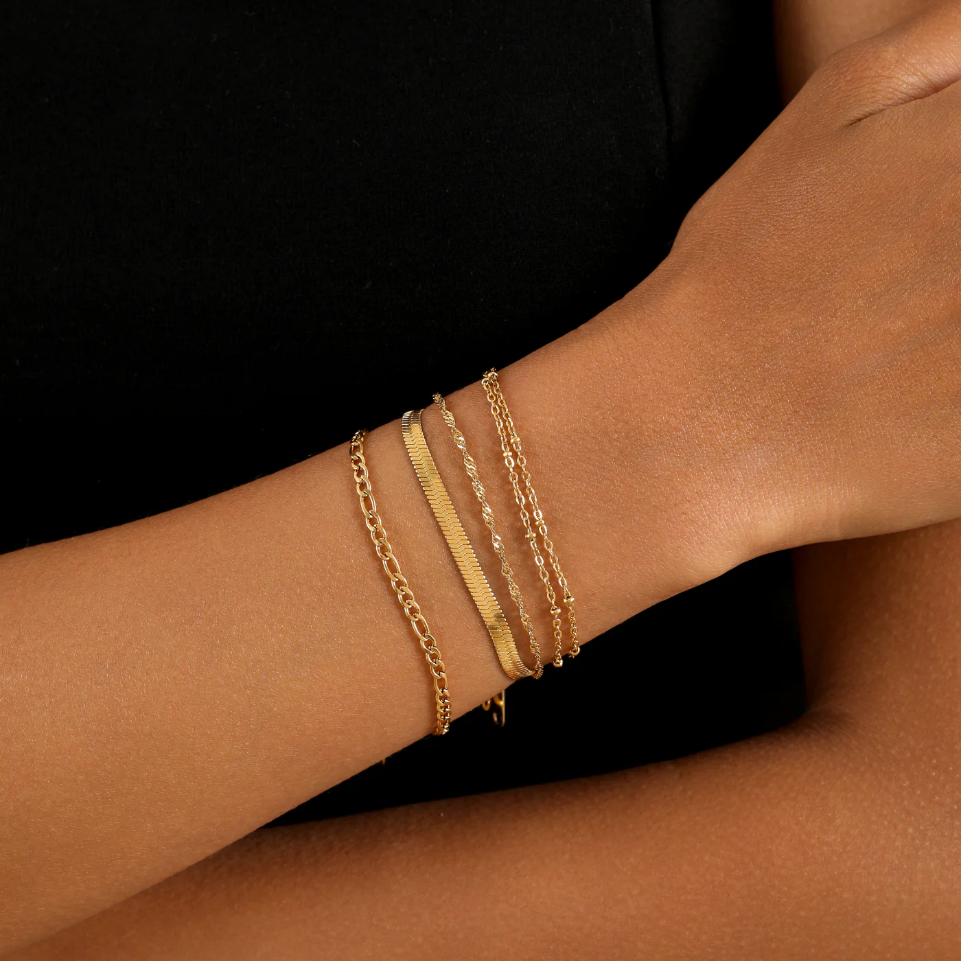 Double Satellite Chain Bracelet - Image 4