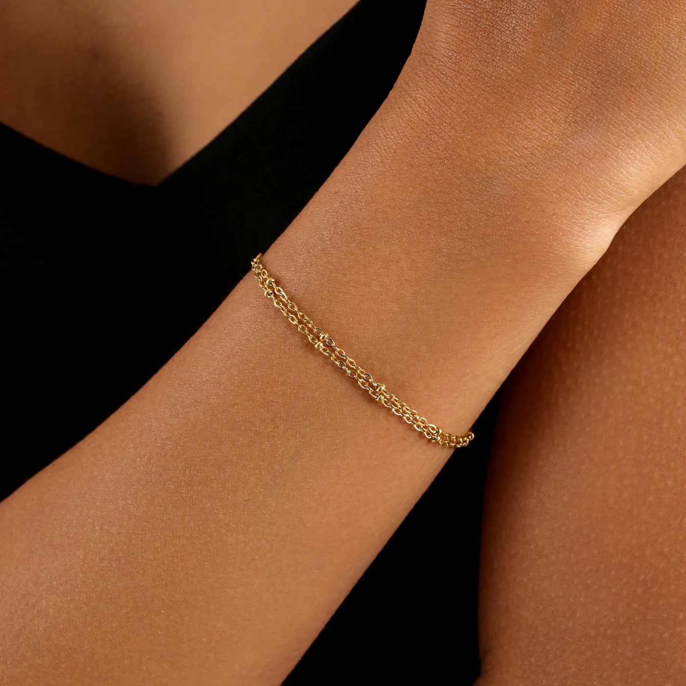 Double Satellite Chain Bracelet - Image 8