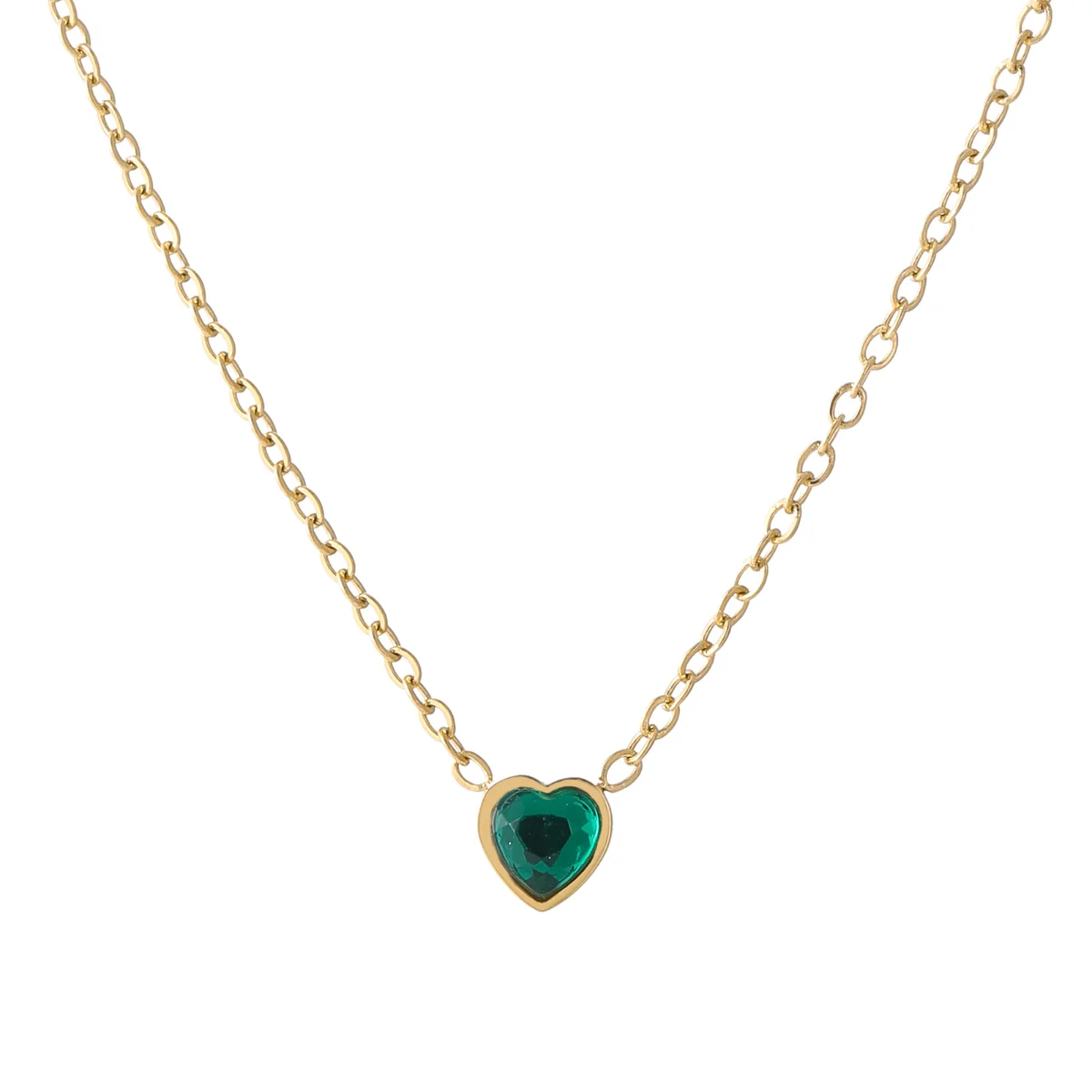 Heart Birthstone Necklace - Image 12