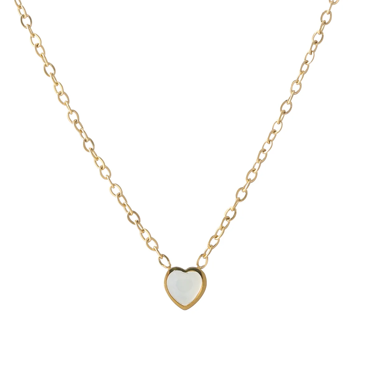Heart Birthstone Necklace - Image 14