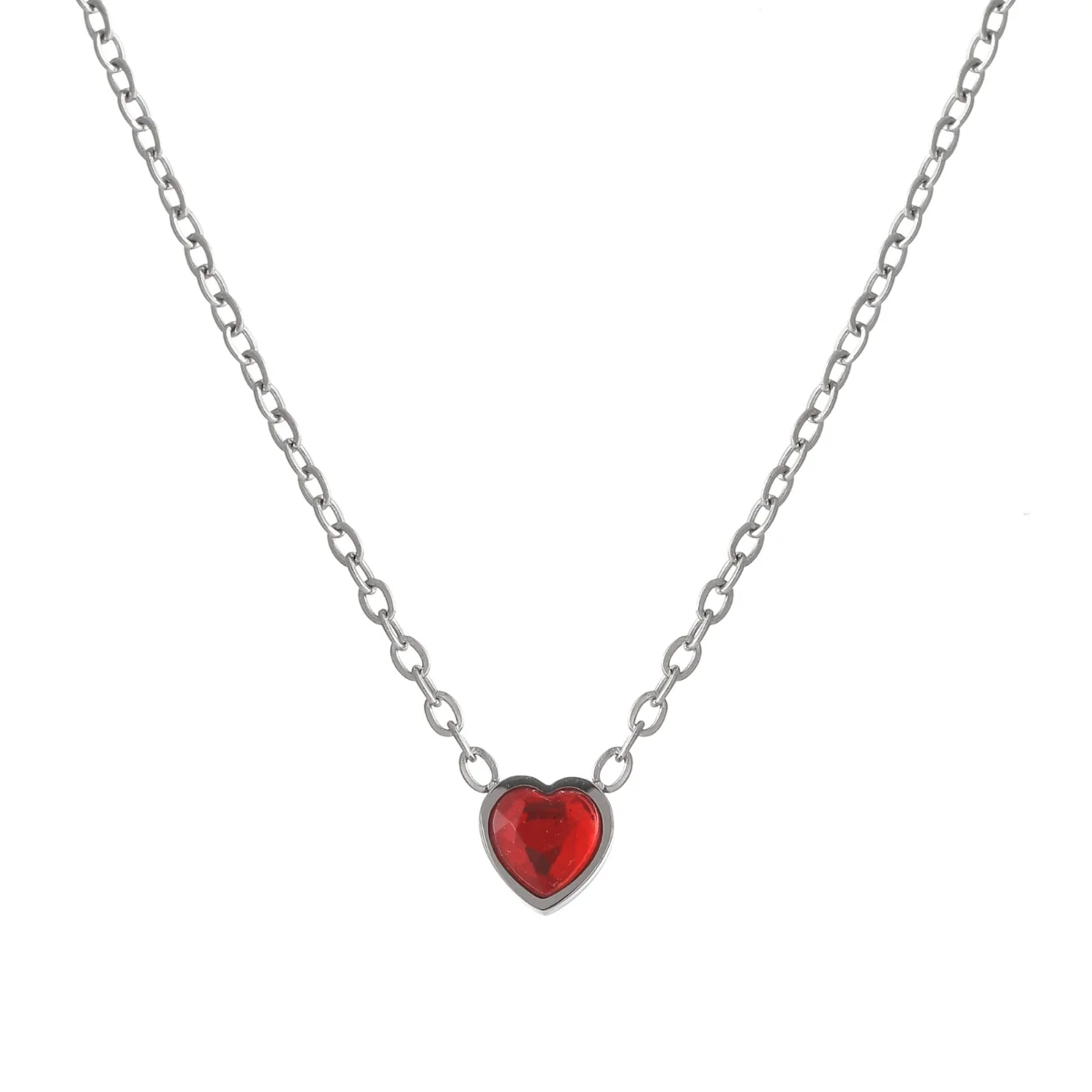 Heart Birthstone Necklace - Image 17