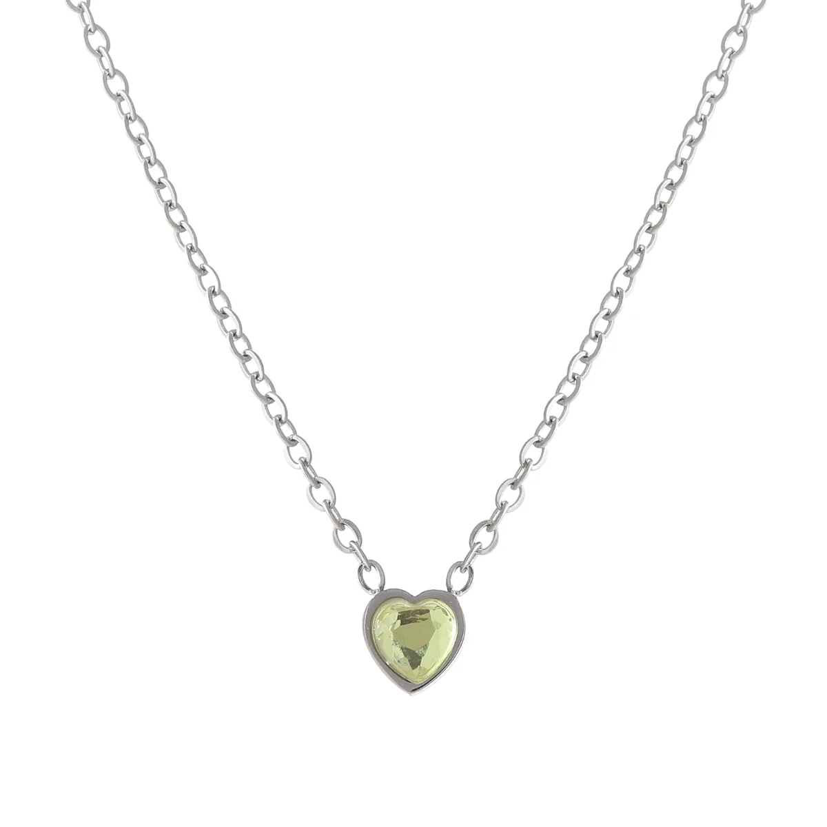 Heart Birthstone Necklace - Image 19