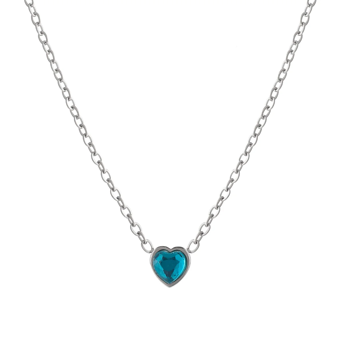 Heart Birthstone Necklace - Image 27