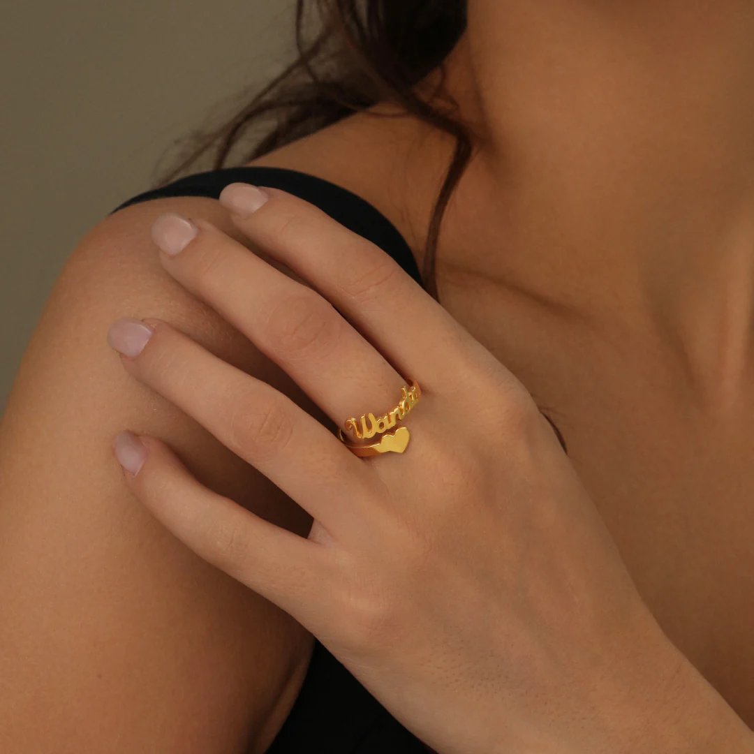 Heart Name Ring - Image 3