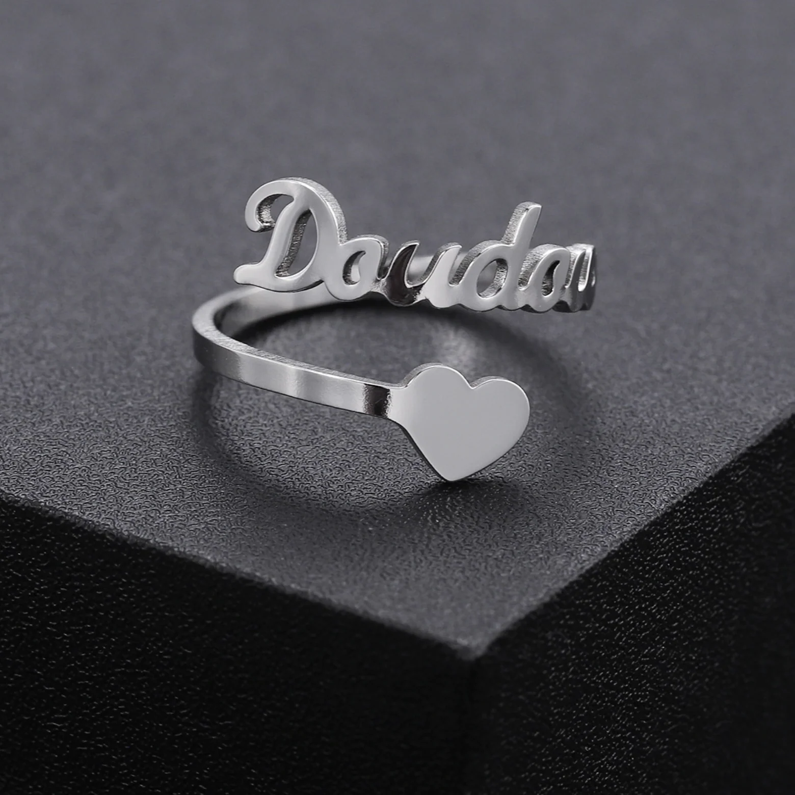 Heart Name Ring - Image 6