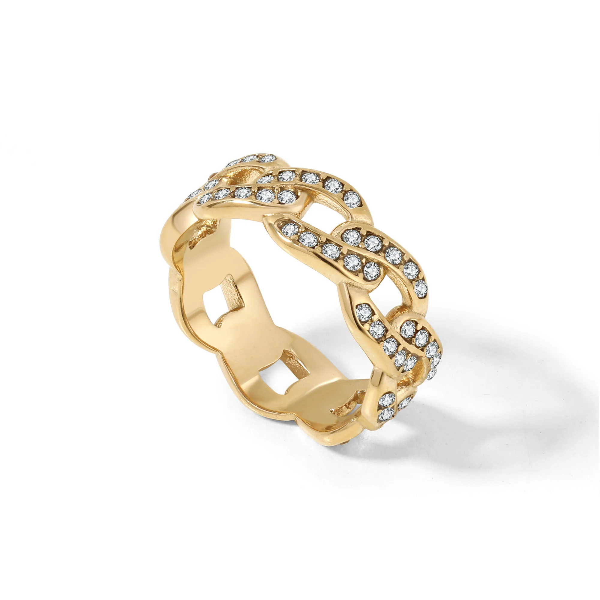 Iced Cuban Link Ring - Image 3