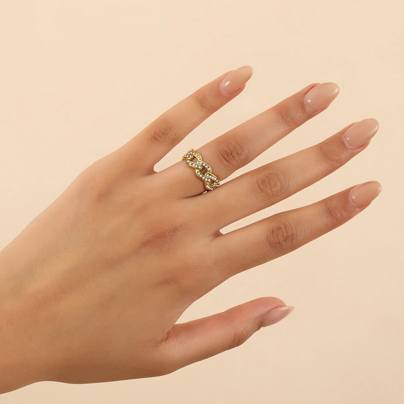 Iced Cuban Link Ring - Image 4