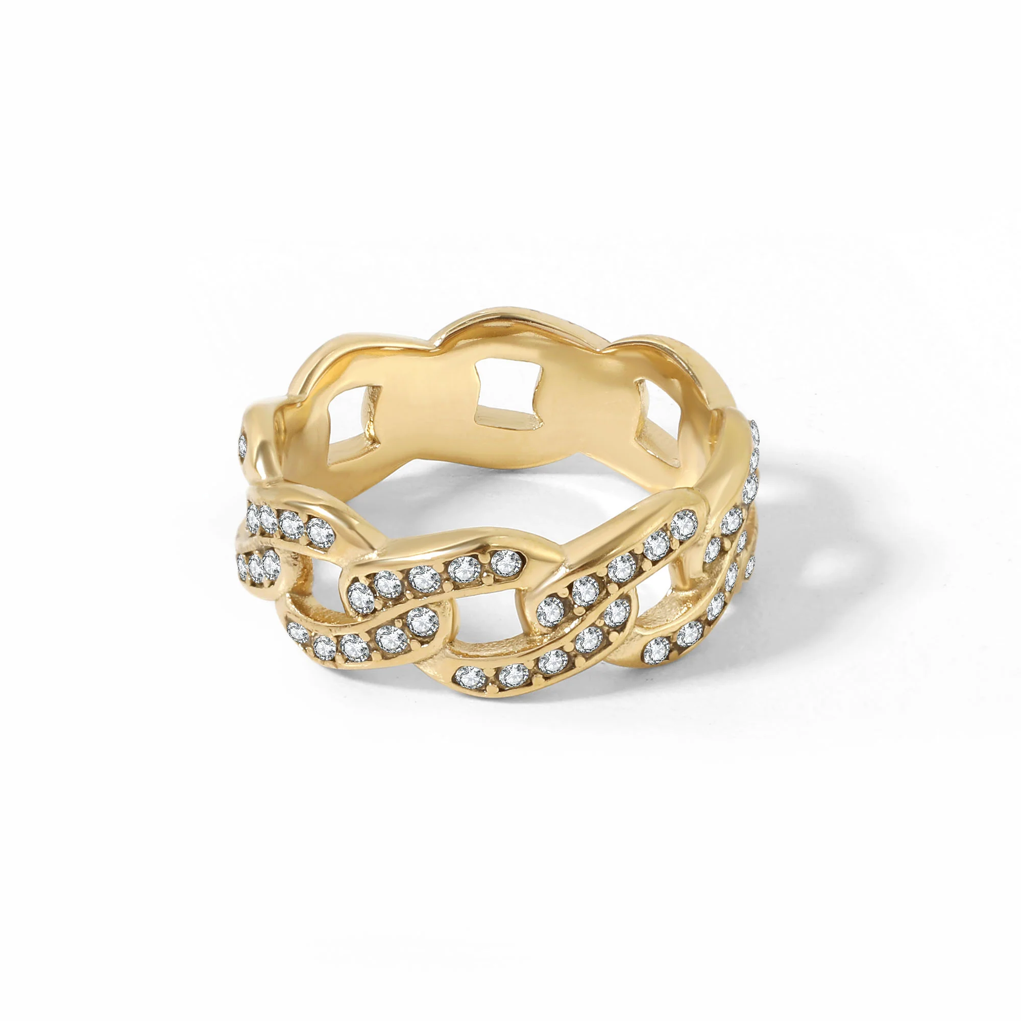 Iced Cuban Link Ring - Image 5