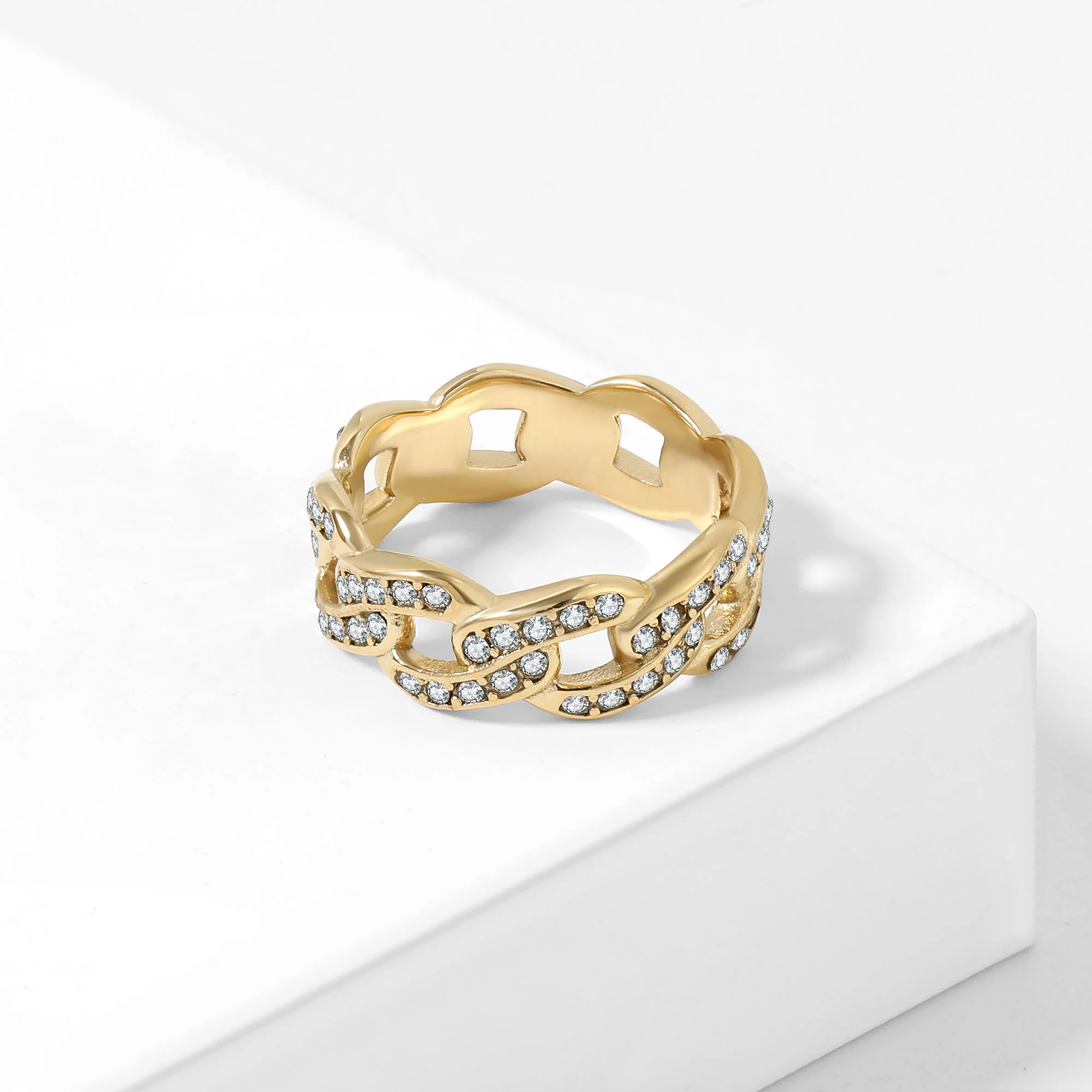 Iced Cuban Link Ring - Image 7