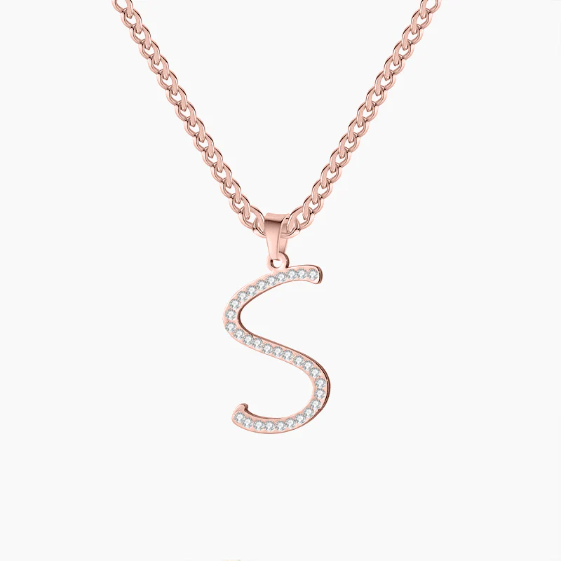 Iced Letter Necklace - Image 5