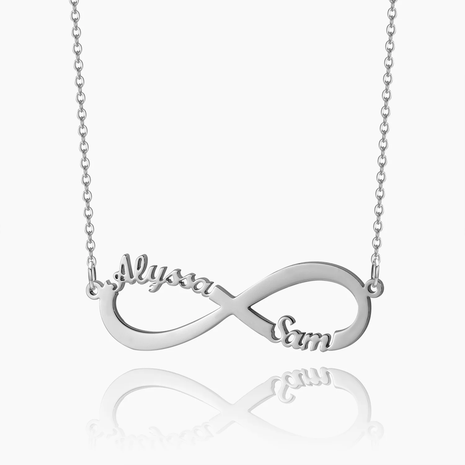 Infinity Pendant Name Necklace - Image 3