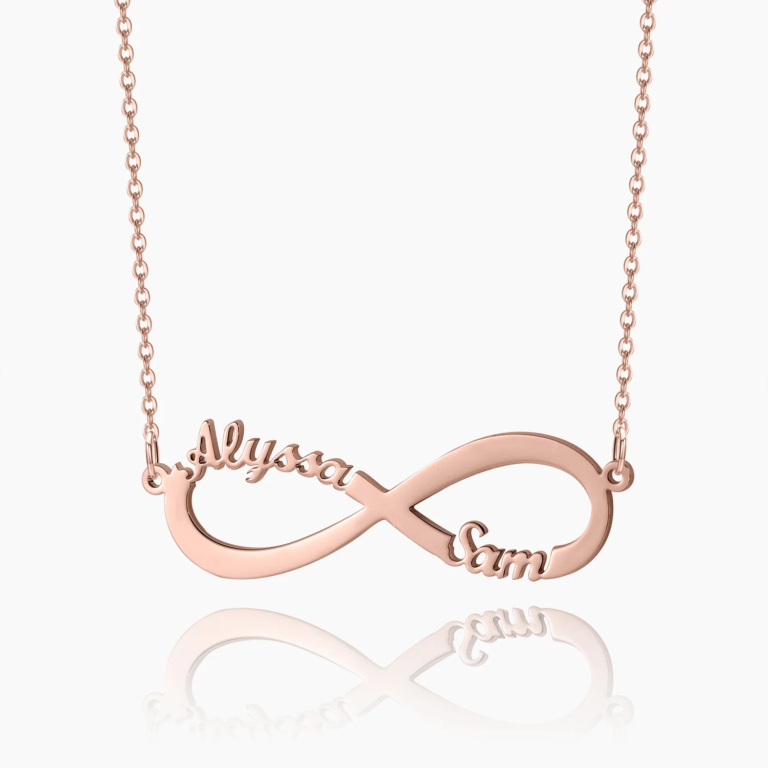 Infinity Pendant Name Necklace - Image 4