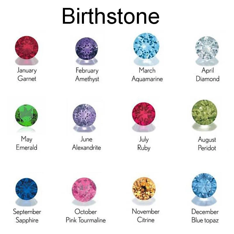 Initial Heart Birthstone Necklace - Image 4