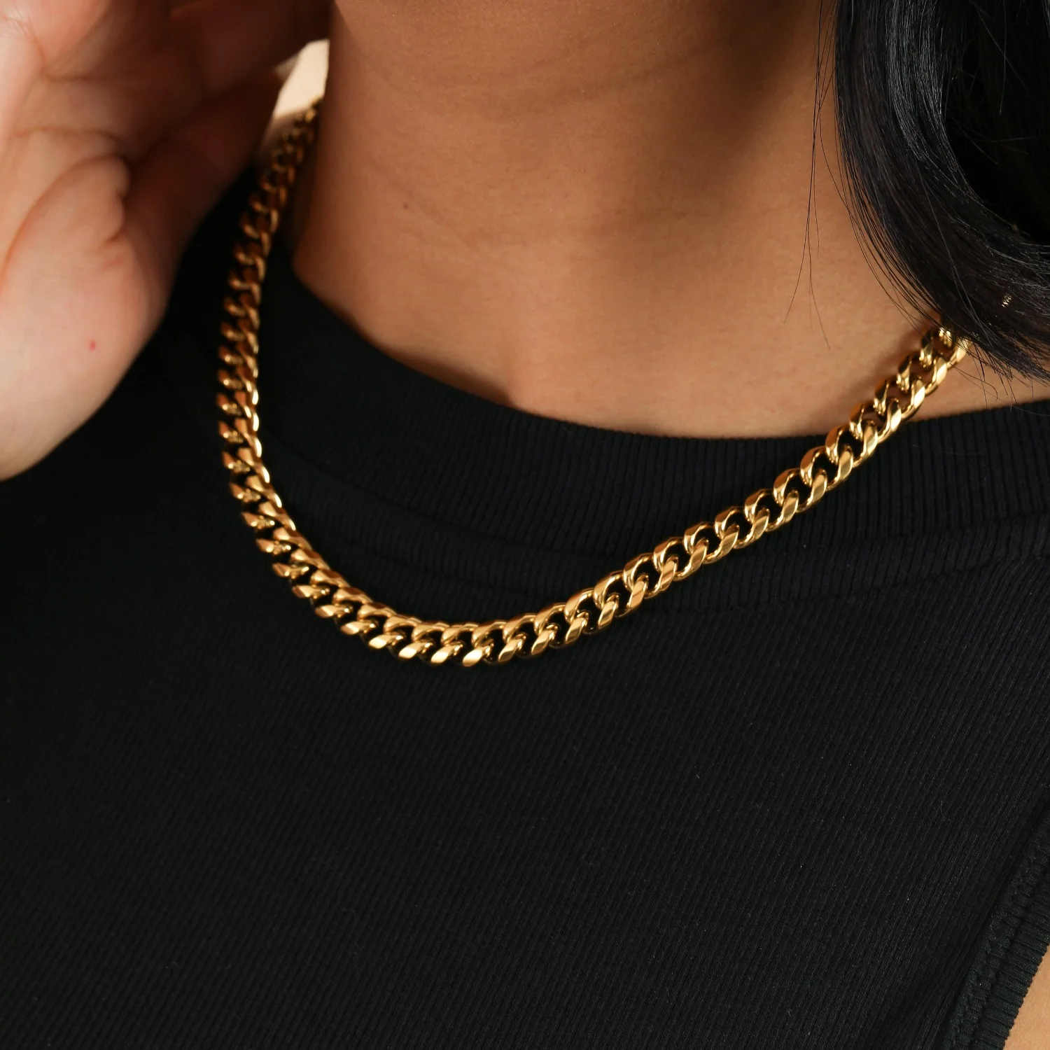Miami Cuban Link Chain - 8mm - Image 7