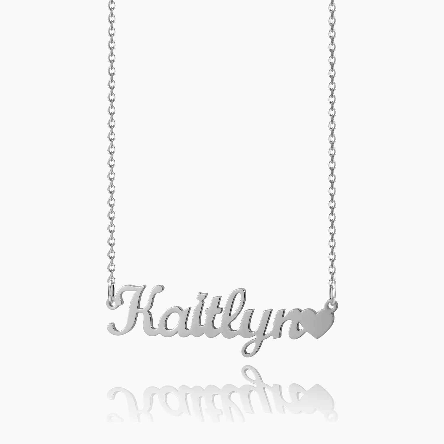 Name Heart Necklace - Image 4