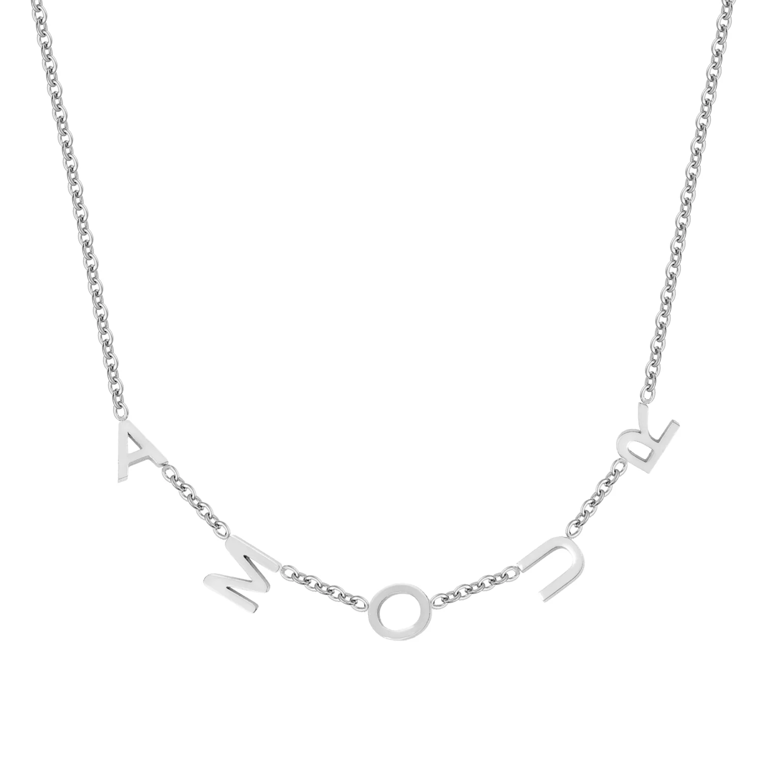 Sideways Initials Necklace - Image 5