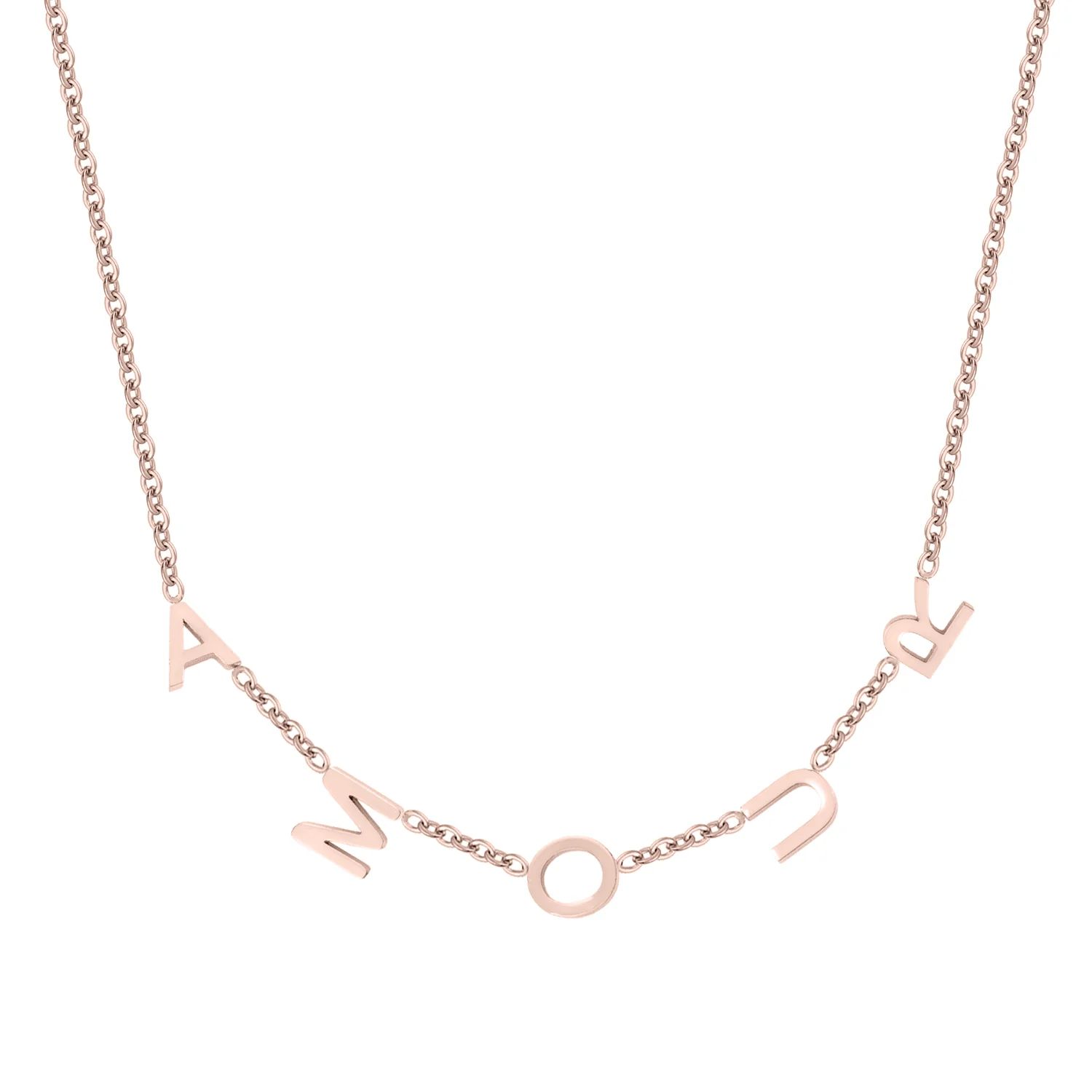 Sideways Initials Necklace - Image 9